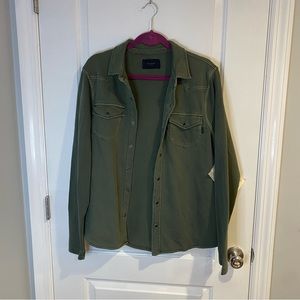 Lucky Brand Green Button Down Top